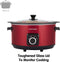Morphy Richards Sear and Stew 6.5L Slow Cooker, Red