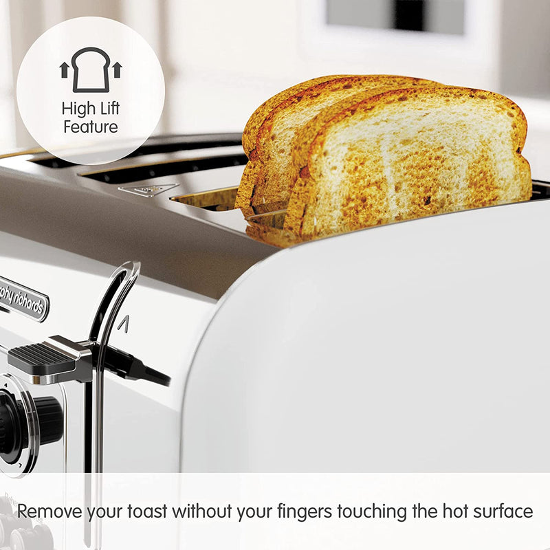 Morphy Richards Venture 4 Slice Toaster, Matt White