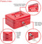 Sterling 8 Inch Key Cash Box, Red
