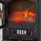 Benross 1800W Freestanding Cast Iron Effect Electric Fire Stove Heater, Black