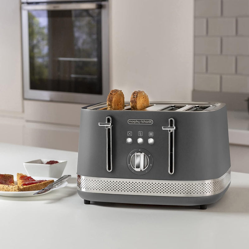 Morphy Richards Illumination 4 Slice Toaster - Titanium