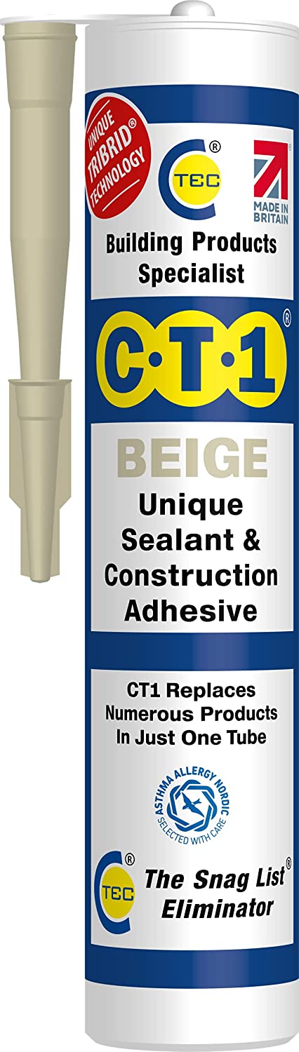 C-Tec CT1 Sealant & Construction Adhesive, Beige