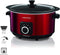 Morphy Richards Sear and Stew 6.5L Slow Cooker, Red