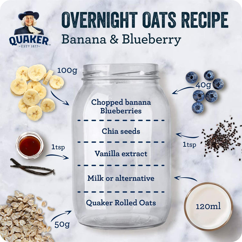 Quaker Rolled Oats, 1kg