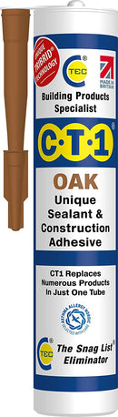 C-Tec CT1 Sealant & Construction Adhesive, Oak