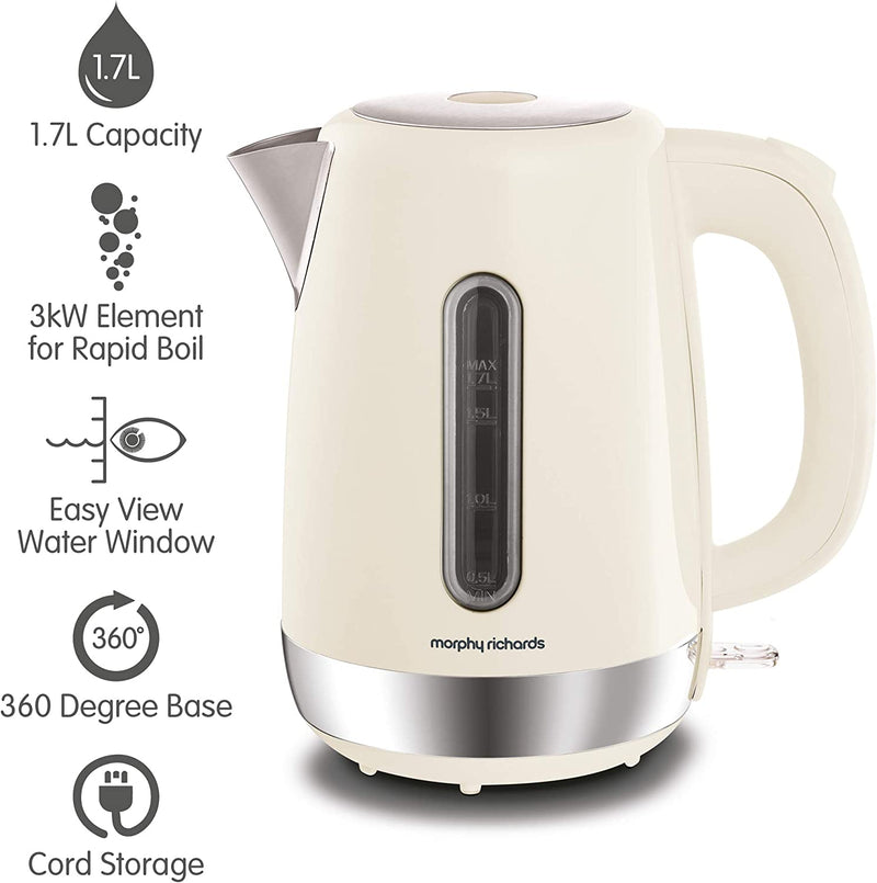 Morphy richards quiet boil hot sale kettle