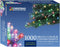 Christmas Workshop 1000 Multi-Coloured LED Chaser Christmas Lights / Indoor or Outdoor Fairy Lights
