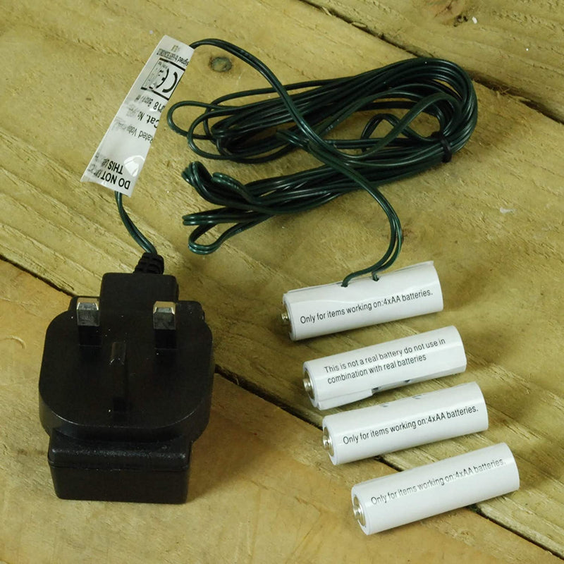 Premier Decorations 2 x AA 6V Mains Adaptor Battery Replacement