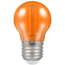 Crompton LED Filament Round 4.5W Orange ES-E27