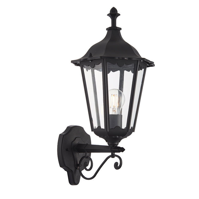 Endon Burford Wall Light, Black