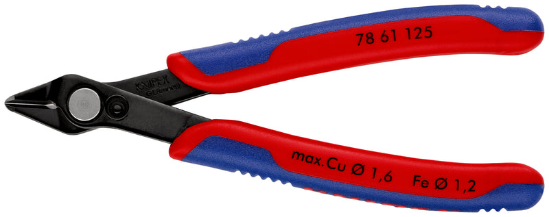 Knipex 78 61 125 Electronic Super Knips® with multi-component grips burnished 125 mm