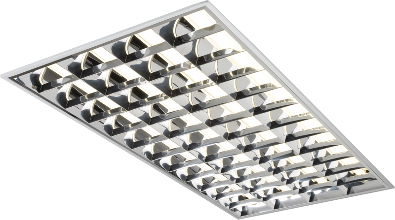 Knightsbridge 230V IP20 4x36W T8 HF CAT2 Modular Fluorescent Fitting 600x1200mm