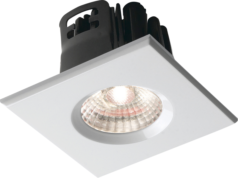 Knightsbridge Square White Bezel for VFRCOB Downlights