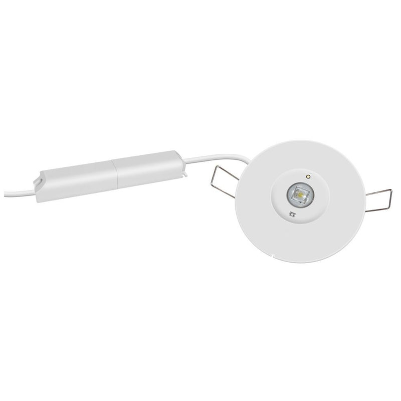 Krios LED Emergency Recessed Round Spot 1W 6000K-7000K