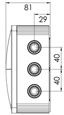 Wiska 57A Combi Box, Grey