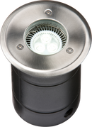 Knightsbridge 230V IP67 Grade 304 Stainless Steel Walkover / Driveover Light, Depth - 140mm, Flange - 105MM