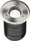 Knightsbridge 230V IP67 Grade 304 Stainless Steel Walkover / Driveover Light, Depth - 140mm, Flange - 105MM