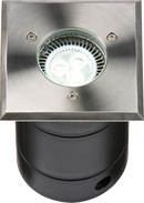 Knightsbridge 230V IP67 Square Stainless Steel Walkover / Driveover Light