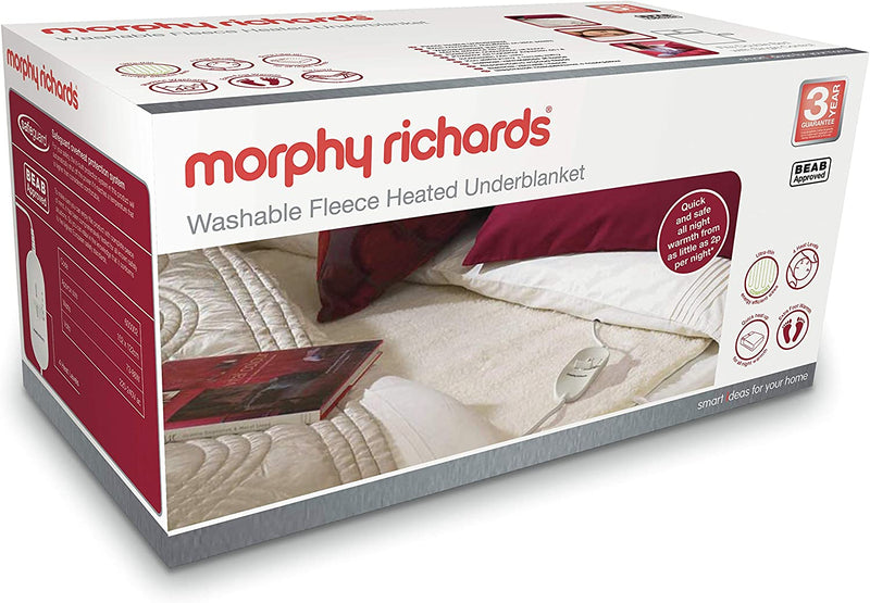 Morphy Richards Double Fleece Heated Under Blanket