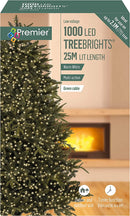 Premier Decorations 1000 LED Multi Action TreeBrights, Warm White