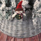 Christmas Workshop Christmas Tree Skirt 70cm Dia x 28cm High, Stylish Glittery Grey Willow