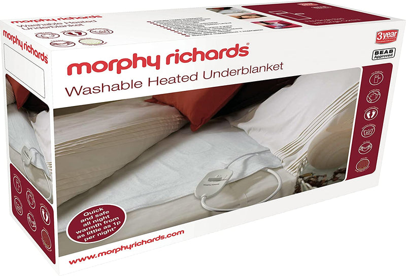 Morphy Richards Single Heated Electric Under Blanket
