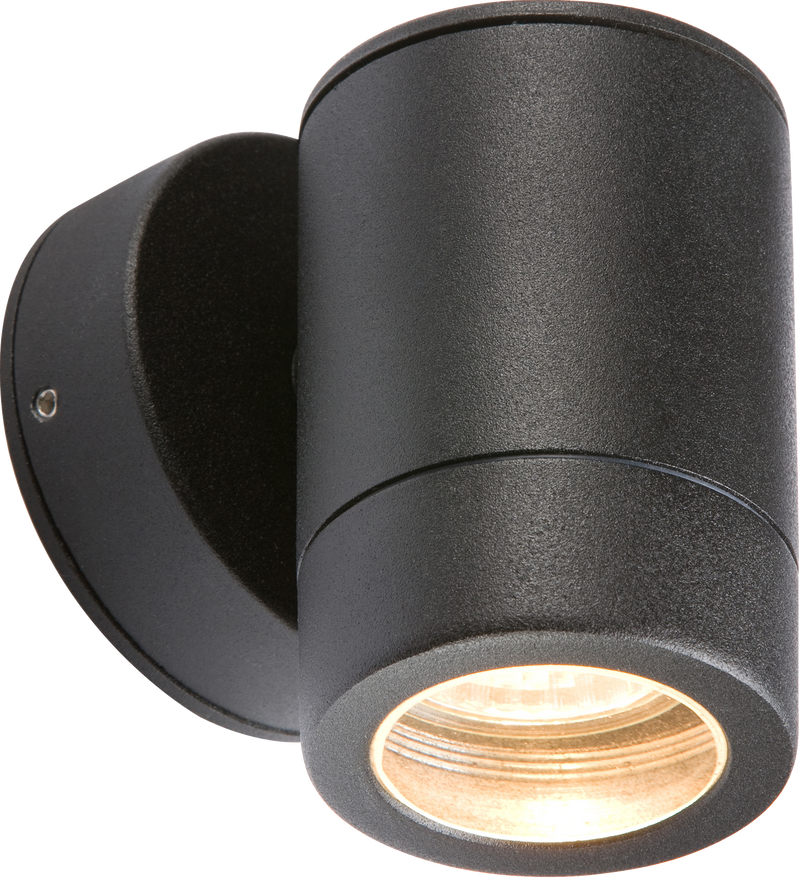 Knightsbridge 230V IP65 Aluminium Powder Coated Black Fixed GU10 35W Fitting