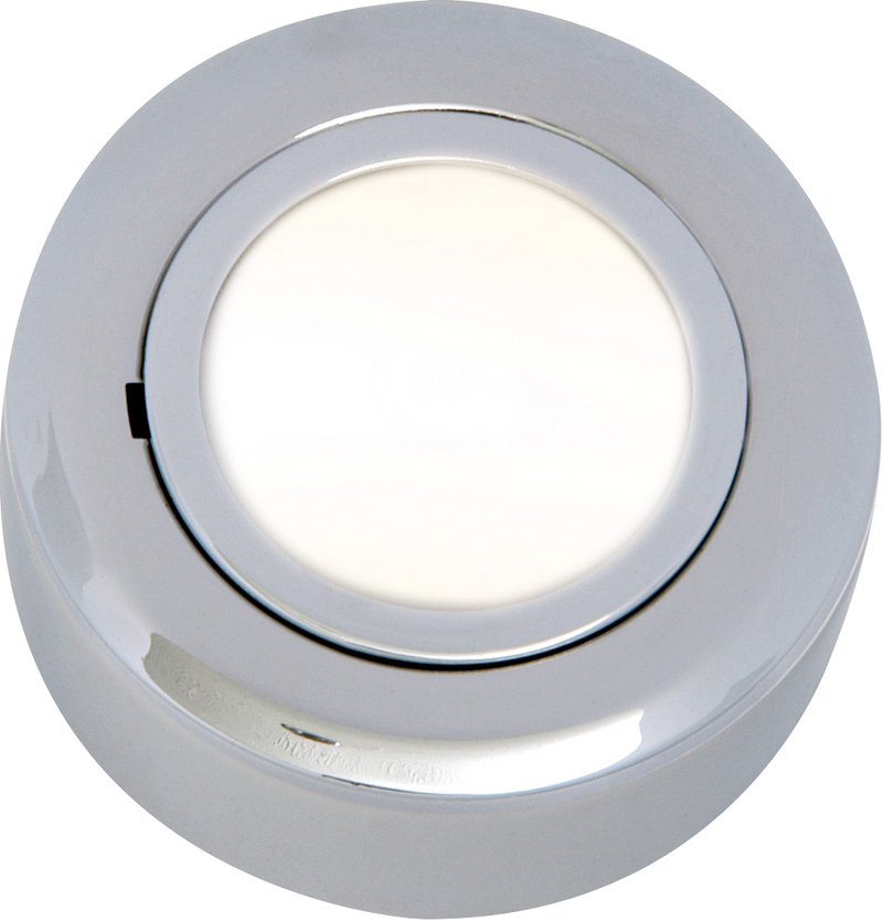 Knightsbridge IP20 12V L/V Chrome Cabinet Fitting Surface or Recessed (halogen lamp included)