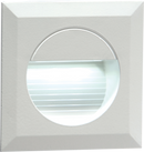 Knightsbridge 230V IP54 Recessed Square Indoor/Outdoor LED Guide/Stair/Wall Light White LED