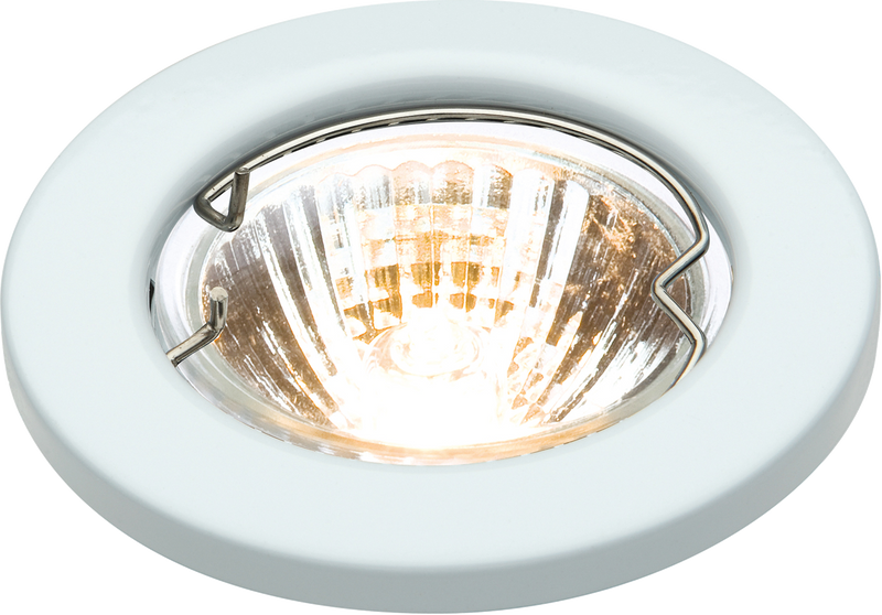 Knightsbridge IP20 12V 50W max. L/V White Downlight with Bridge