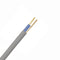 Grey 1.5mm 16A Blue Single Core & Earth 6241Y Flat PVC/PVC Harmonised Lighting Power Cable - 50m