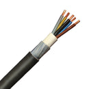 1.5mm 5 Core 23A Brown Black Grey Blue Green Yellow 6945X Steel Wire Armoured SWA Outdoor Mains Power Cable - 100m