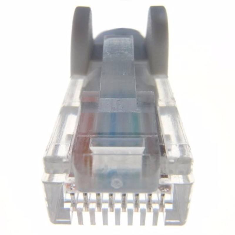 Grey RJ45 Cat5e High Quality 24AWG Stranded Snagless UTP Ethernet Network LAN Patch Cable - 3m