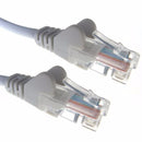 Grey RJ45 Cat5e High Quality 24AWG Stranded Snagless UTP Ethernet Network LAN Patch Cable - 2m