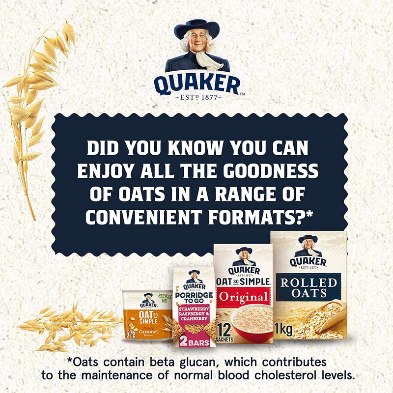 Quaker Oat So Simple Big Bowl Golden Syrup Porridge, 6 Sachet Pack