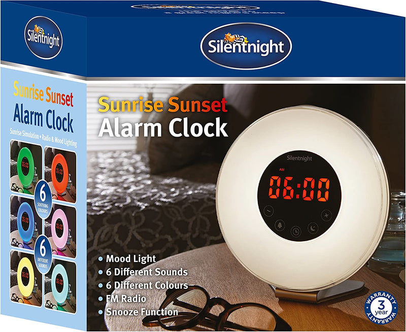 Silent Night Sunrise/Sunset Alarm Clock