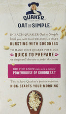 Quaker Oat So Simple Strawberry and Raspberry Porridge, 10 Sachets