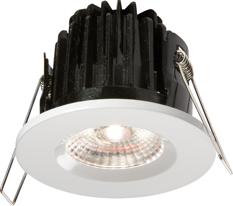 Knightsbridge IP65 7W LED 4000K Cool White Downlight with White Round Bezel