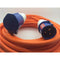 16A Orange Male to Female Electric Hook Up Lead 1.5mm - 25m