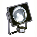 Black LED Energy Saving Die-Cast Aluminium Floodlight With PIR Indoor Outdoor Lighting - 10W