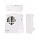 FX20V 2kW Electric Wall Mounted Downflow Fan Heater With Pull Cord & Thermostat