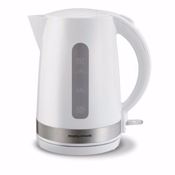 Morphy Richards 1.7L Premium Plastic Jug Kettle - White