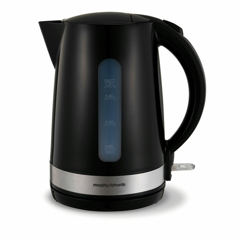 Morphy Richards 1.7L Premium Plastic Jug Kettle - Black