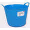 40 Litre Heavy Duty Flexi Flexible Garden Container Storage Bucket Tub - Sky Blue