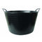 Rhino 75L Heavy Duty Flexi Tub, Black