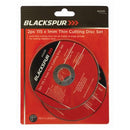 Blackspur 115 X 1.0 X 22.2mm Thin Cutting Disc Set, 2 Pack