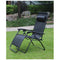 Redwood Textilene Reclining Chair, All Black