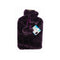 Ashley 2L Hot Water Bottle With Plush Faux Fur Cover, Purple