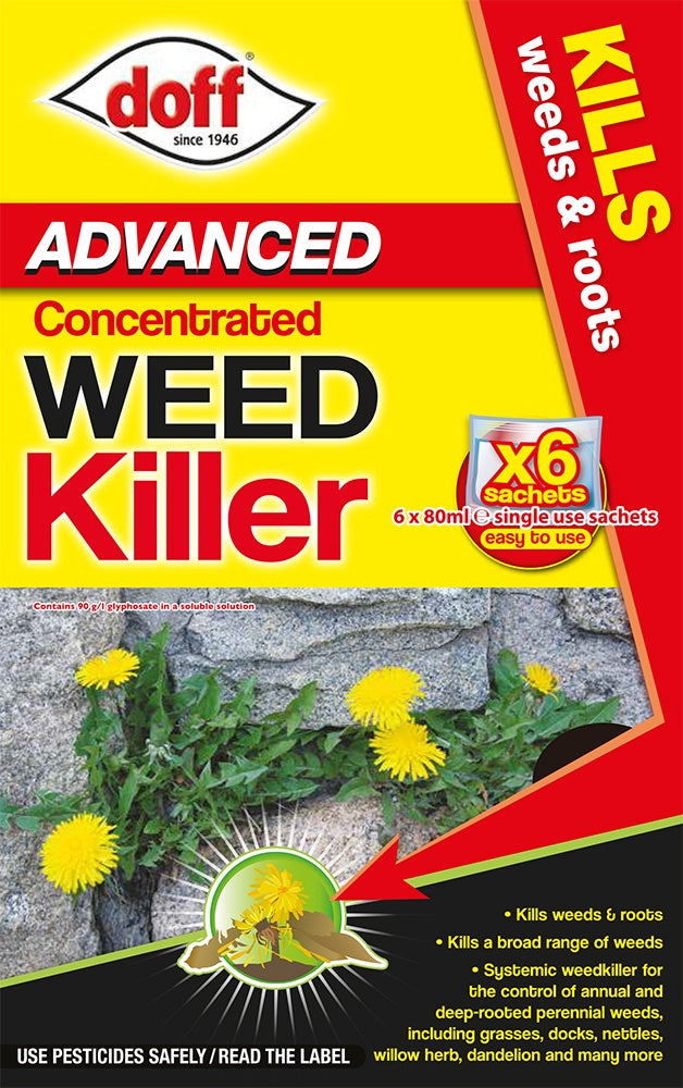 Advanced Weedkiller Concentrate - 6 Sachets