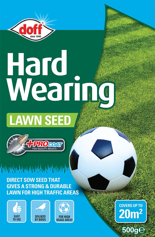 Hardwearing Lawn Seed with ProCoat - 500g